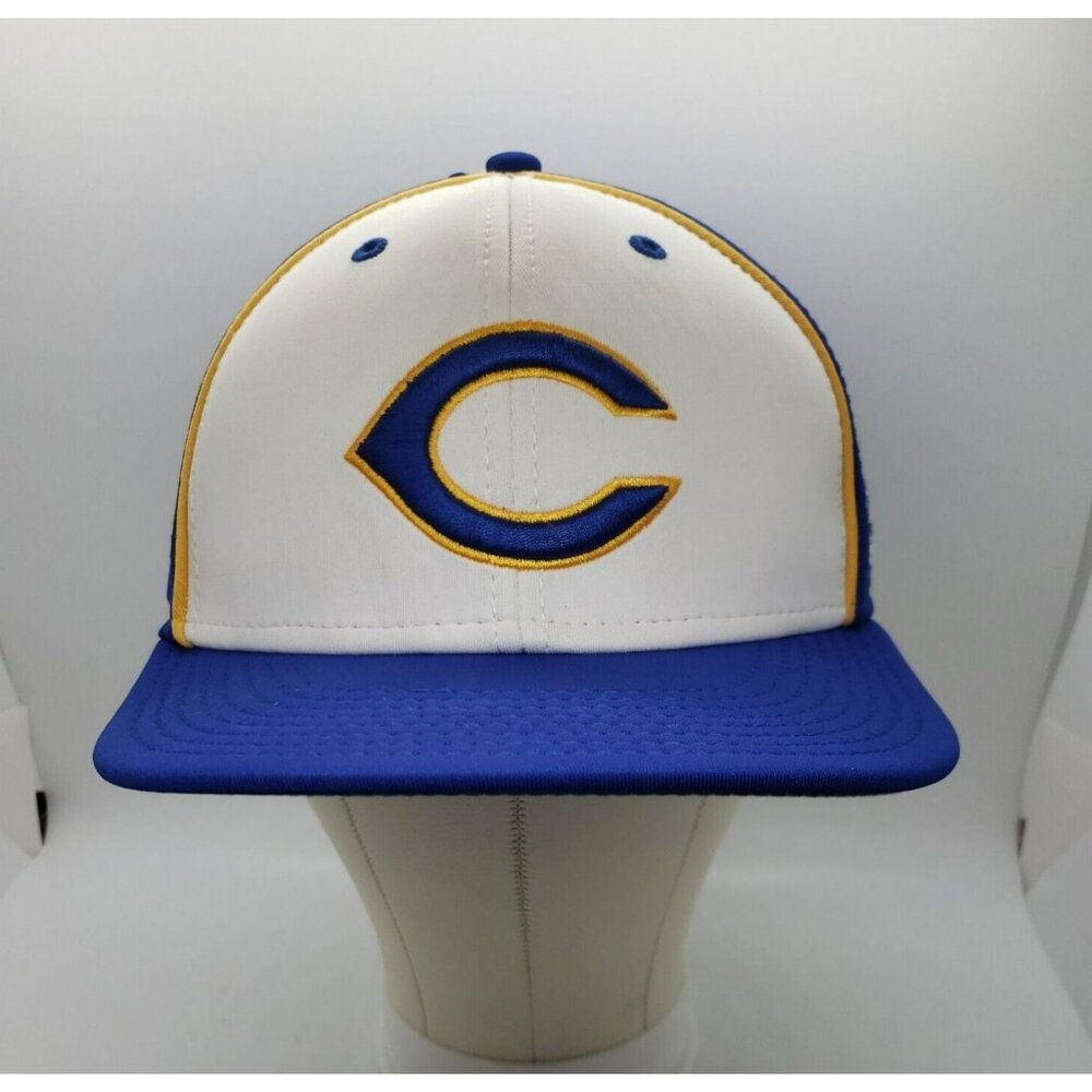 Cincinnati Reds Cap Hat, Blue White, The Game Pro Sz S/M, Hook & Loop Adj, New